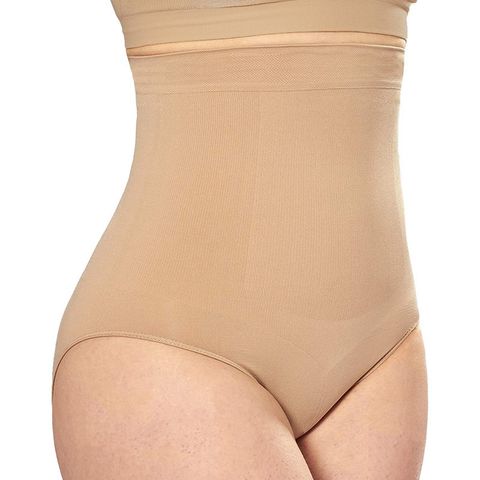 Solid Color Stereotype Waist Support Tummy Control Shaping Underwear