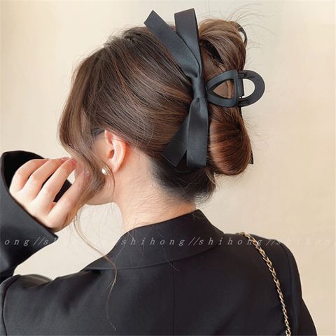 Classic Style Bow Knot Cloth Hair Claws