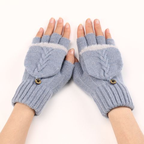 Women's Elegant Basic Simple Style Solid Color Gloves 1 Pair