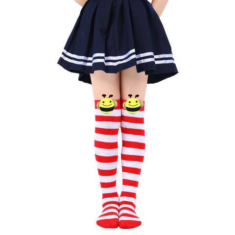 Kid's Cute Stripe Polyester Over The Knee Socks A Pair