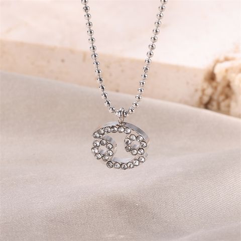 Vacation Constellation Stainless Steel Women's Pendant Necklace