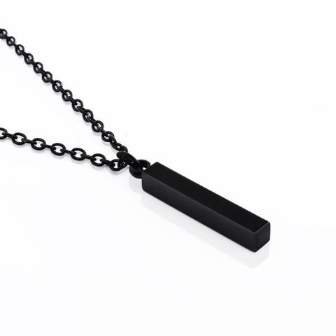 1 Piece Fashion Letter Stainless Steel Couple Pendant Necklace