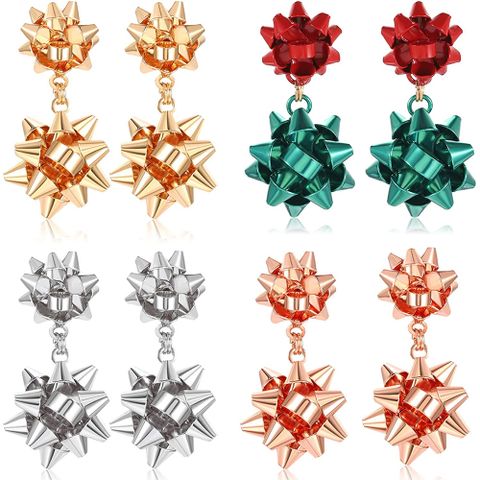 Wholesale Jewelry Original Design Flower Metal Plating Drop Earrings