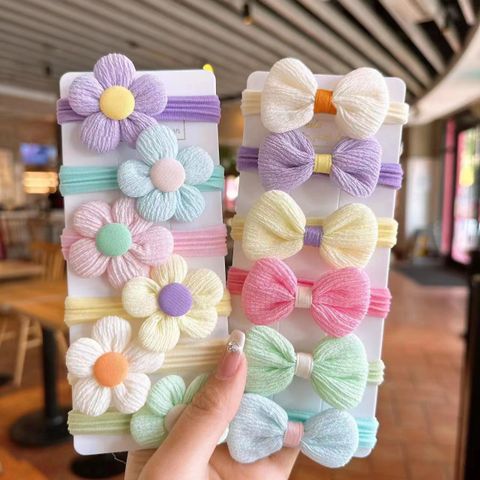 Sweet Flower Cloth Hair Tie