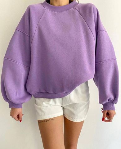 Women's Hoodie Long Sleeve Hoodies & Sweatshirts Classic Style Solid Color