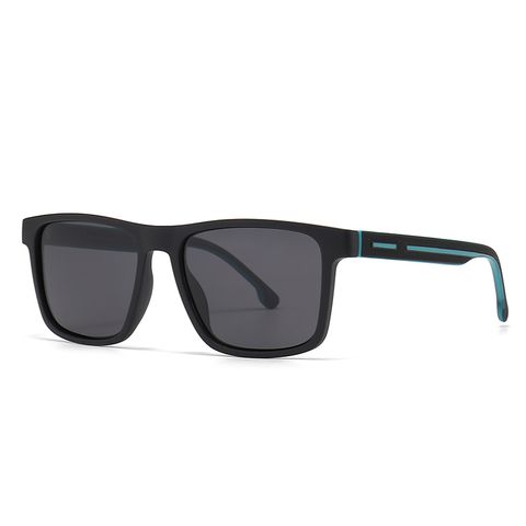 Modern Style Solid Color Pc Square Full Frame Men's Sunglasses