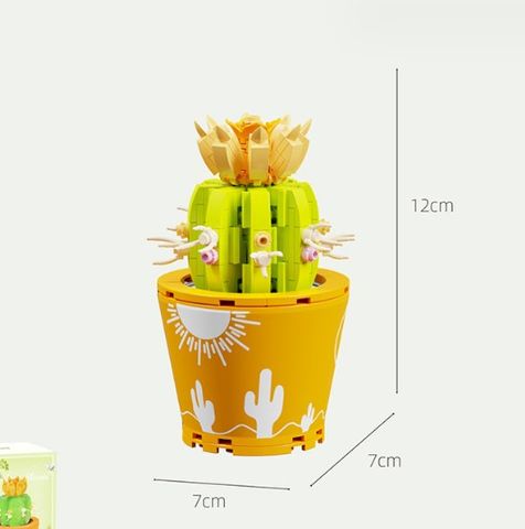 Building Toys Cactus Flower Plastic Toys