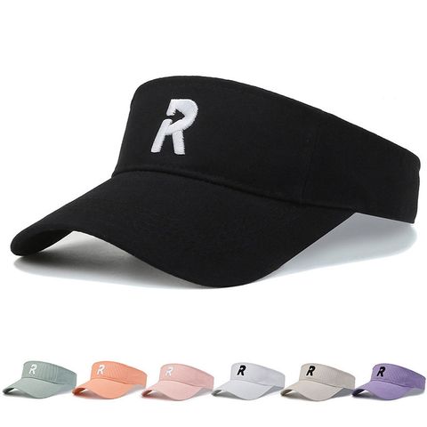 Unisex Simple Style Letter Curved Eaves Sun Hat
