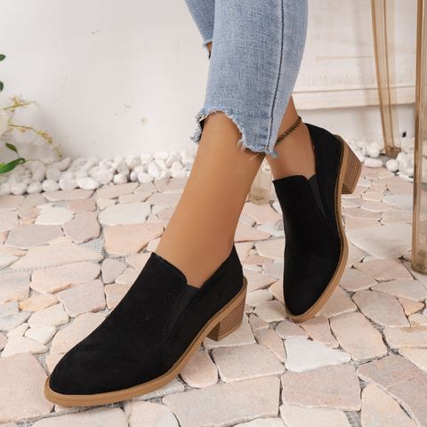 Women's Casual Solid Color Point Toe Pumps
