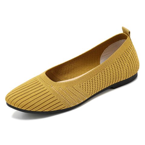 Women's Casual Solid Color Point Toe Flats