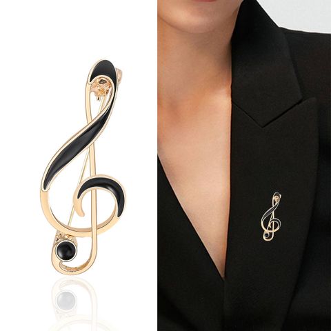 Artistic Notes Alloy Enamel Women's Brooches
