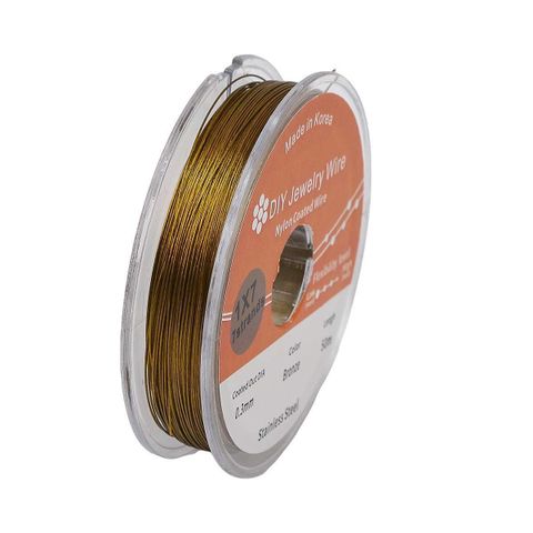 1 Piece Steel Solid Color Steel Wire