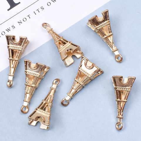 10 Pcs/package Simple Style Tower Alloy Plating Jewelry Accessories