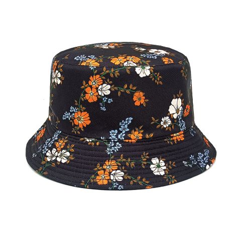 Unisex Retro Shamrock Flat Eaves Bucket Hat