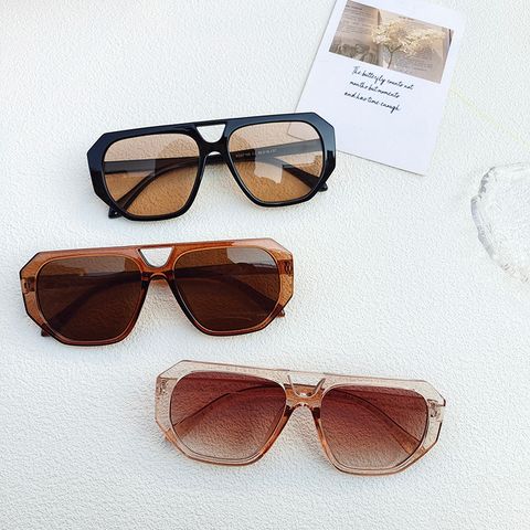 Casual Geometric Pc Resin Square Full Frame Women's Sunglasses