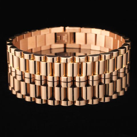 Streetwear Geometric Titanium Steel Unisex Bracelets