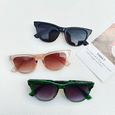 Casual Geometric Pc Resin Cat Eye Full Frame Women's Sunglasses