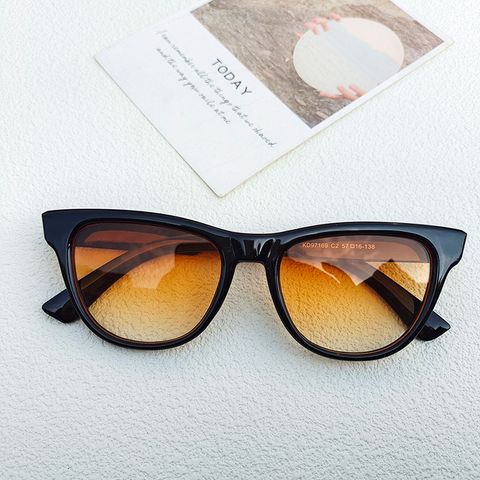 Casual Geometric Pc Resin Cat Eye Full Frame Women's Sunglasses