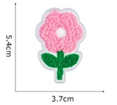 Pastoral Flower Cloth Cloth Sticker 1 Piece