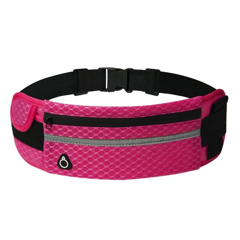 Fashion Solid Color Printing Square Zipper Fanny Pack