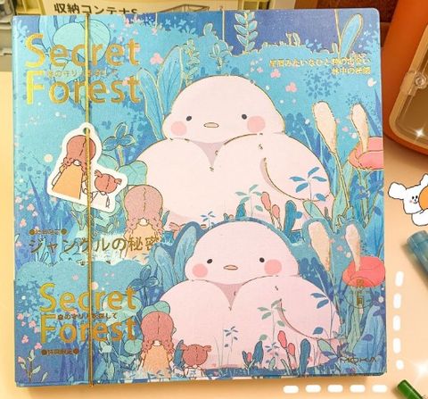 1 Piece Rabbit Strawberry Tulip Class Learning Raw Wood Pulp Cute Notebook