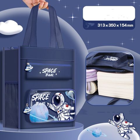 Cartoon Cloth Learning School Princess Cartoon Style Stationery Storage Bag