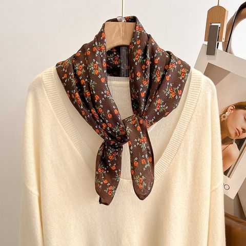 Women's Lady Ditsy Floral Polyester Scarf