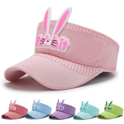 Women's Cartoon Style Cute Simple Style Color Block Flat Eaves Sun Hat