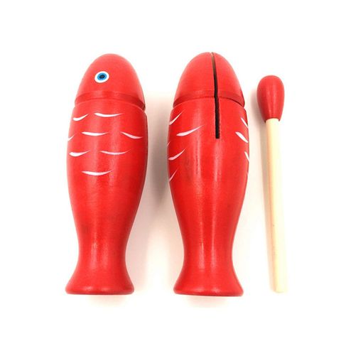 Children's Musical Instrument Fish Wood Toys