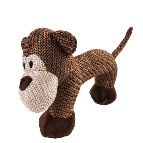 Cute Dog Teething Corduroy Sounding Plush Toy