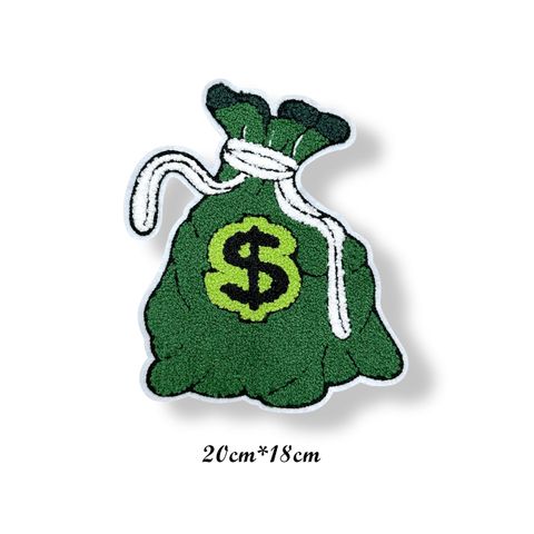 Towel Embroidery Dollar Symbol Purse Banknote Cloth Sticker Zhang Zai Patch Factory Direct Sales