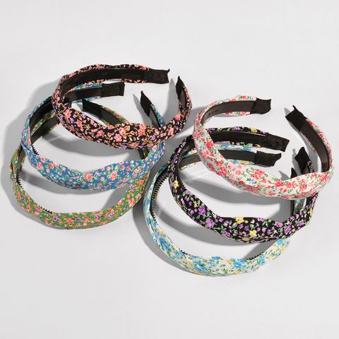 Women's Retro Pastoral Ditsy Floral Cloth Hair Band