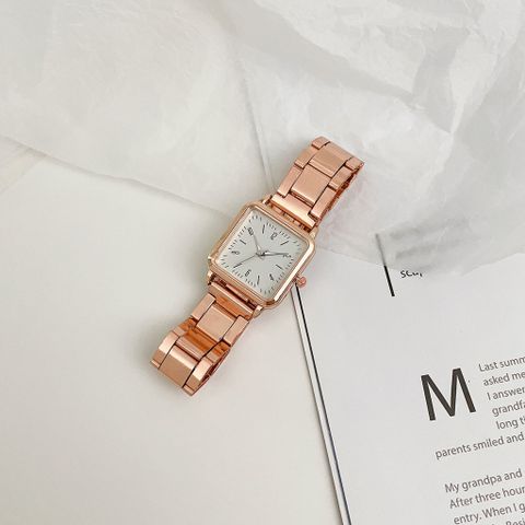 Casual Solid Color Jewelry Buckle Quartz Women's Watches