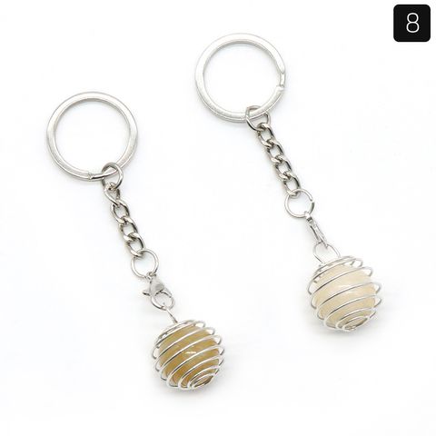 Simple Style Ball Crystal Bag Pendant Keychain
