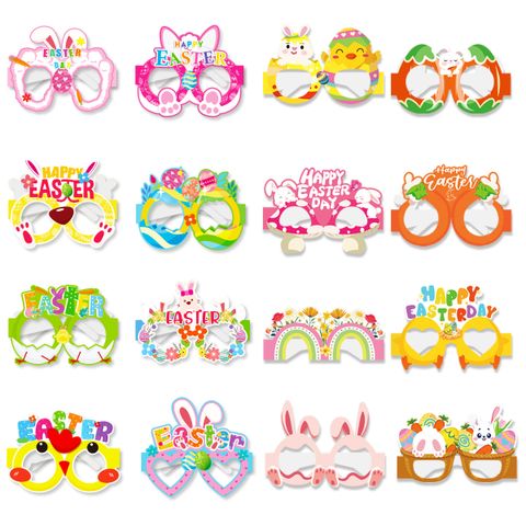 Easter Cute Letter Paper Holiday Daily Costume Props