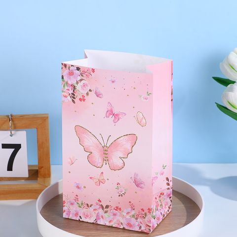 Elegant Letter Butterfly White Cowhide Birthday Date