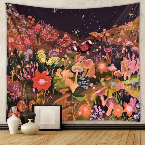 Hawaiian Simple Style Classic Style Color Block Polyester Tapestry Artificial Decorations