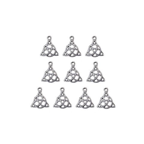 10 Pieces Simple Style Geometric Alloy Pendant Jewelry Accessories