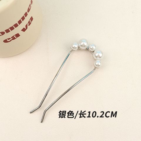 Fashion Butterfly Alloy Inlay Artificial Crystal Artificial Pearls Insert Comb
