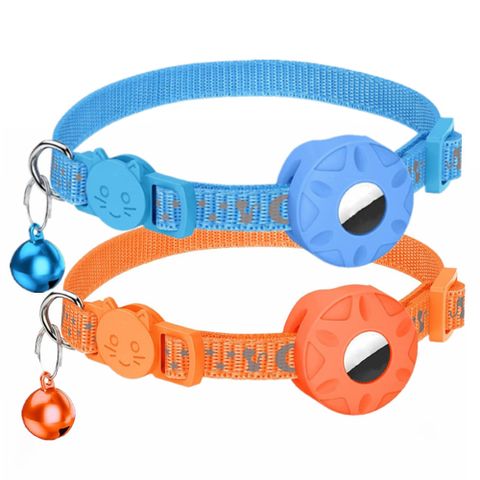 Simple Style Nylon Solid Color Pet Collar