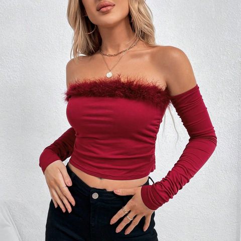 Women's Blouse Blouses Backless Sexy Solid Color