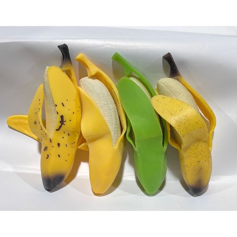 Banana Shape Spoof Stretch Small Squeezing  Toy