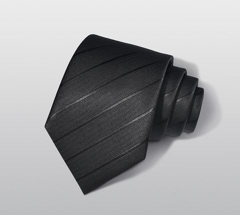 Business Formal Stripe Waves Polyester Men's Tie