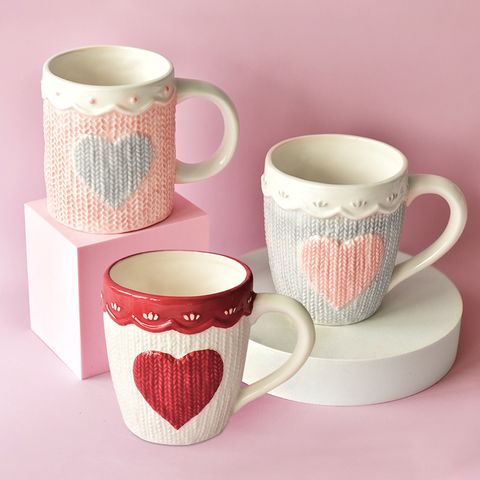 Valentine's Day Cute Sweet Heart Shape Ceramics 1 Piece
