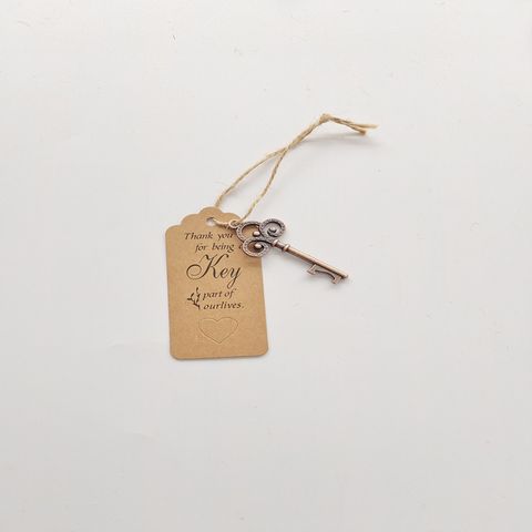 Cute Letter Crown Metal Unisex Keychain
