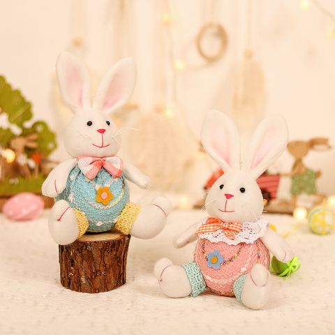 Easter Cute Simple Style Color Block Cloth Party Decorative Props