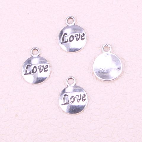 1 Piece Simple Style Round Letter Metal Plating Pendant Jewelry Accessories