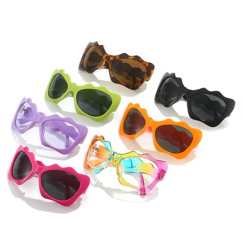 IG Style Y2K Solid Color Ac Special-Shaped Mirror Full Frame Women's Sunglasses