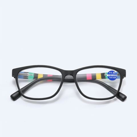 Simple Style Color Block Pc Square Full Frame Optical Glasses