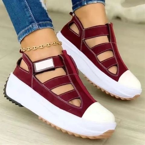 Women's Casual Solid Color Round Toe Flats